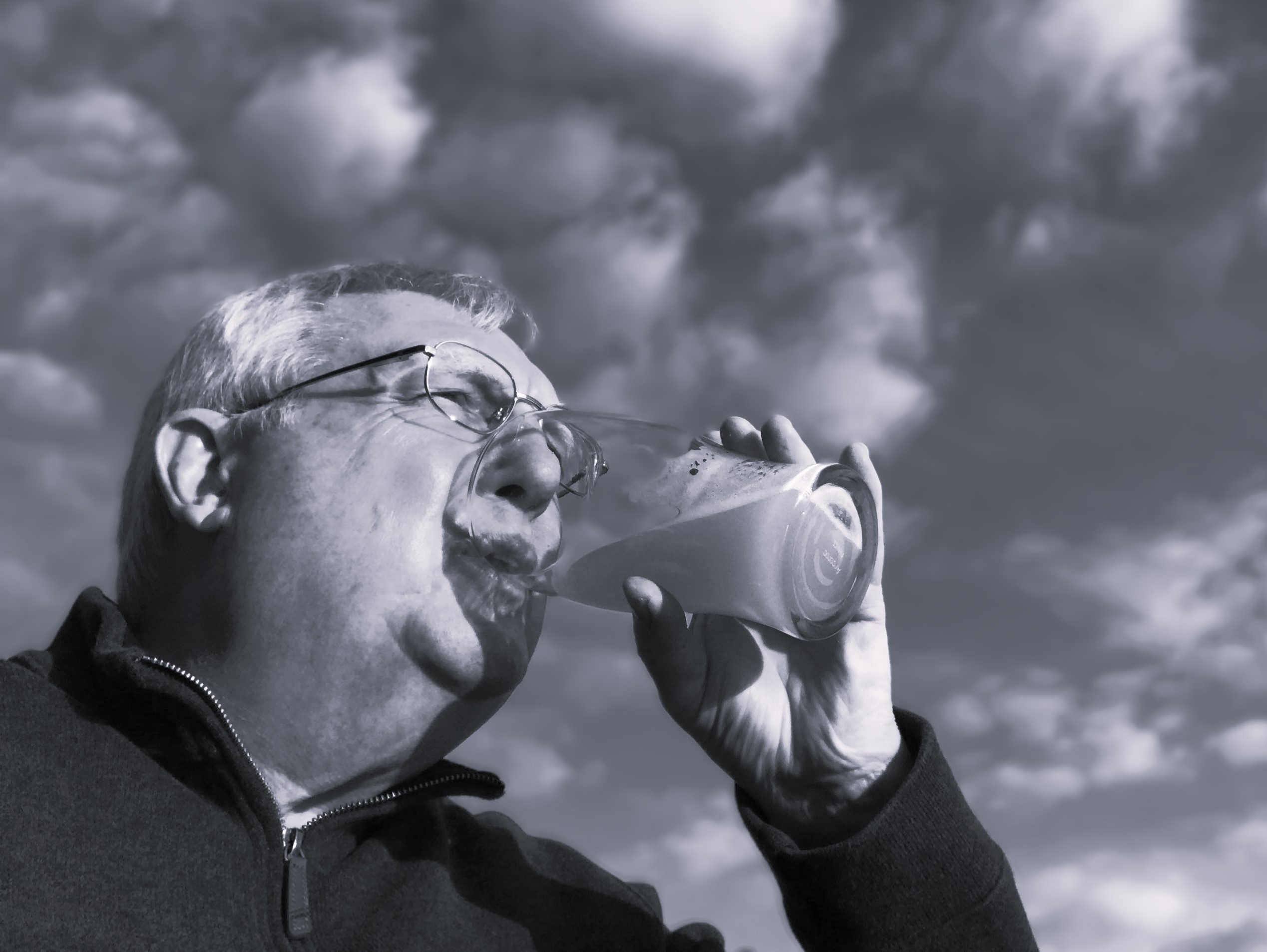 John Drinking